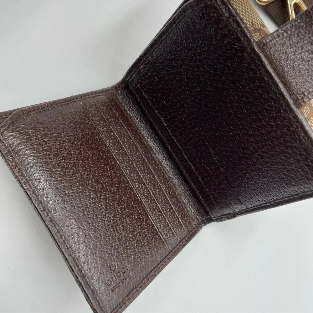 Gucci Brown Monogram Crossbody Belt Bag